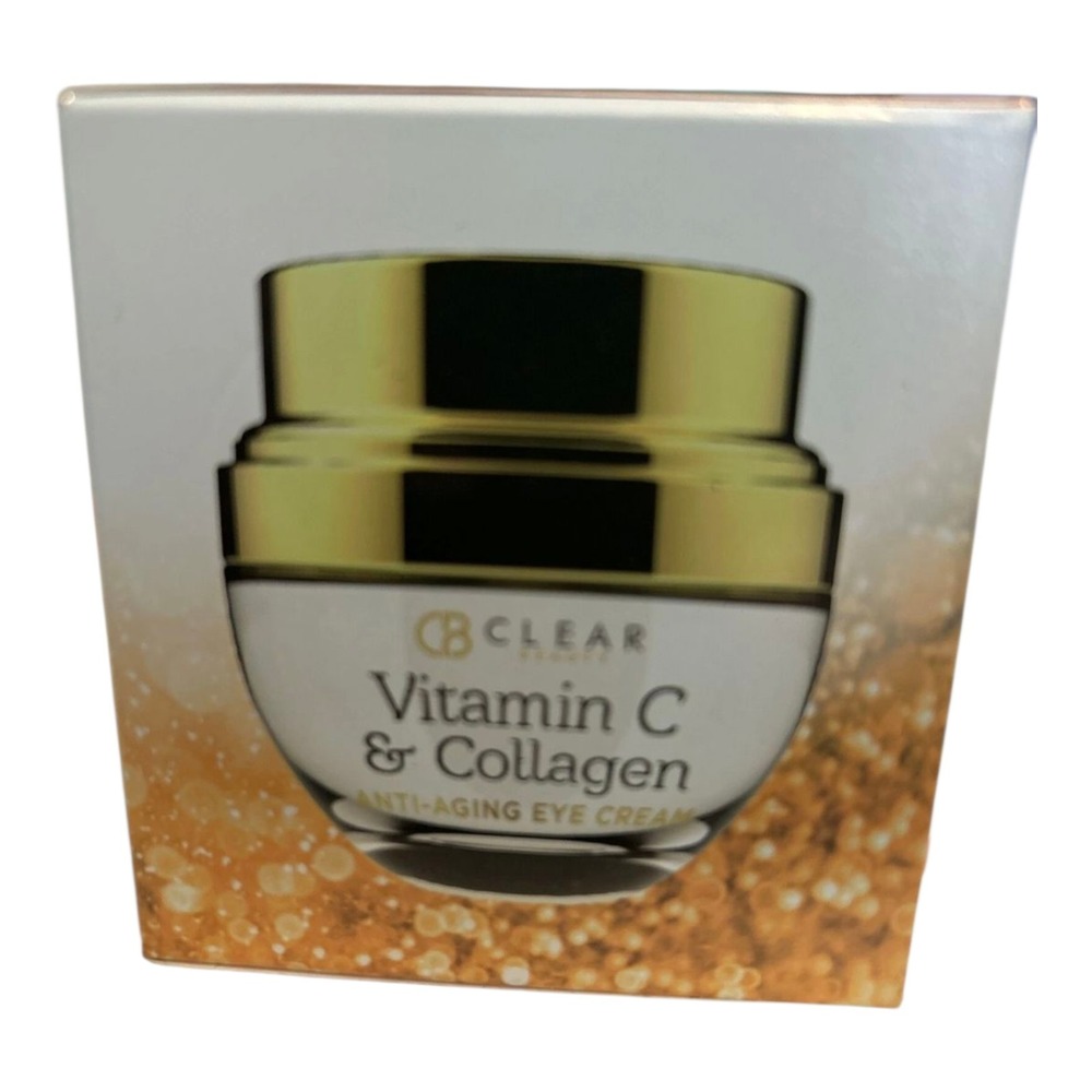 CLAIR Beauty Vitamin C Collagen Anti-Aging Eye Cream Wrimkle Reducing NEW - Picture 7 of 11